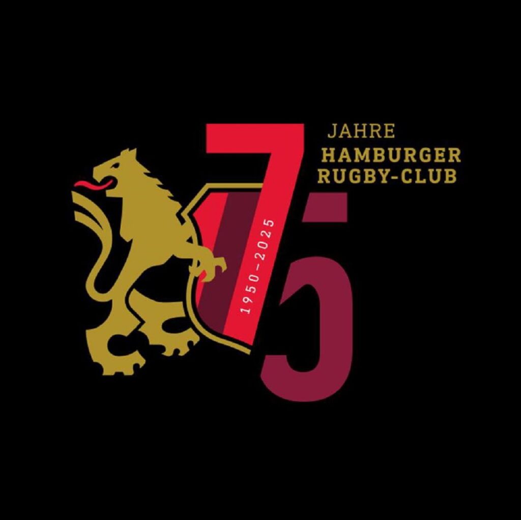 75 Jahre Hamburger Rugby-Club 3 HRC Logo